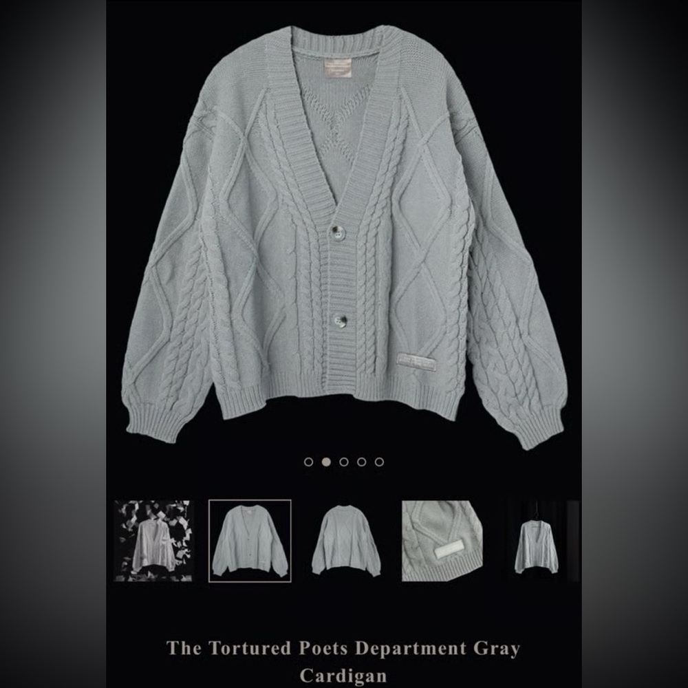 TTPD original cardigan